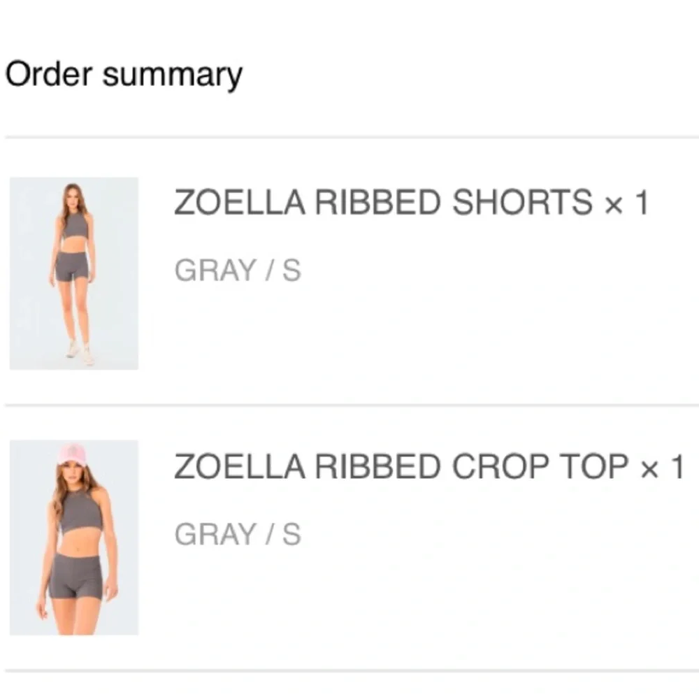 Edikted Zoella Ribbed Set - Picture 3 of 9